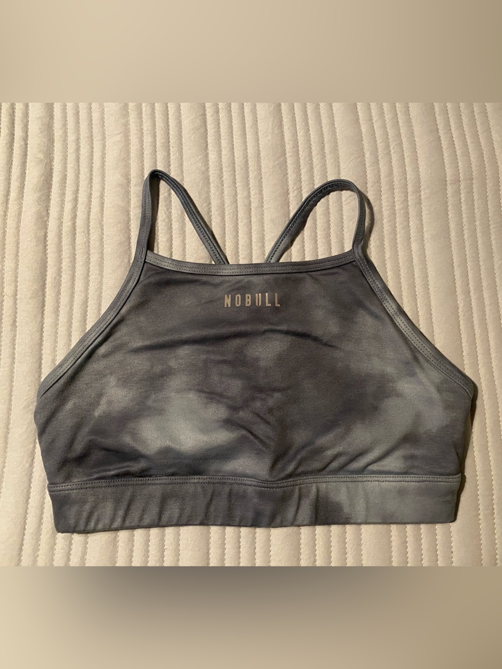 NOBULL Blue High Neck Sports Bra